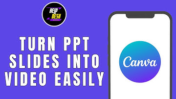 HOW TO TURN PPT SLIDES INTO A VIDEO EASILY
