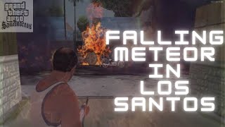Falling Meteor In Los Santos | Gta San Andreas  Meteor Mod Gameplay | Gta San Andreas Gameplay