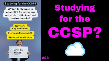 Ready for the CCSP Exam? Try This Cloud Security Question! ☁️ 03