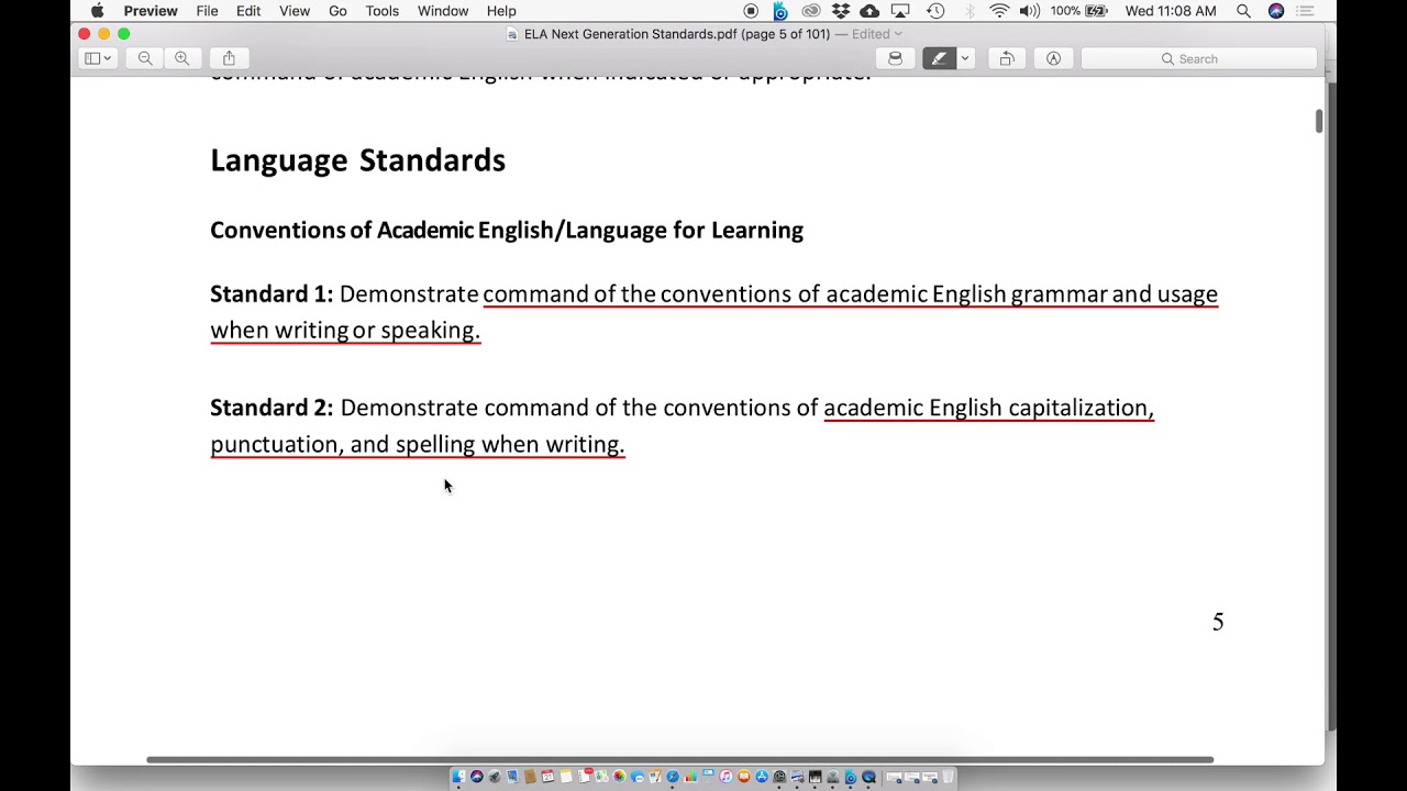 New york state ela standards video three youtube