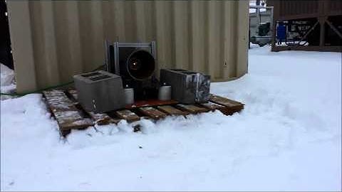 University of Cincinnati Hybrid Rocket Engine Test 1 Angle 1