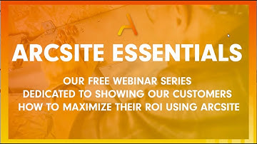 [Free Webinar] ArcSite Essentials - Shapes, Increase ROI using ArcSite
