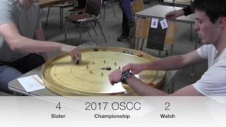 Crokinole 2017 Ontario Final - Walsh v Slater
