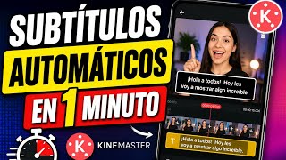 COMO PONER SUBTITULOS AUTOMÁTICOS EN KINEMASTER (PASO A PASO)