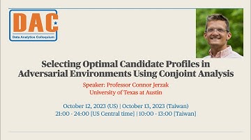 DAC: Selecting Optimal Candidate Profiles in Adversarial Environments Using Conjoint Analysis