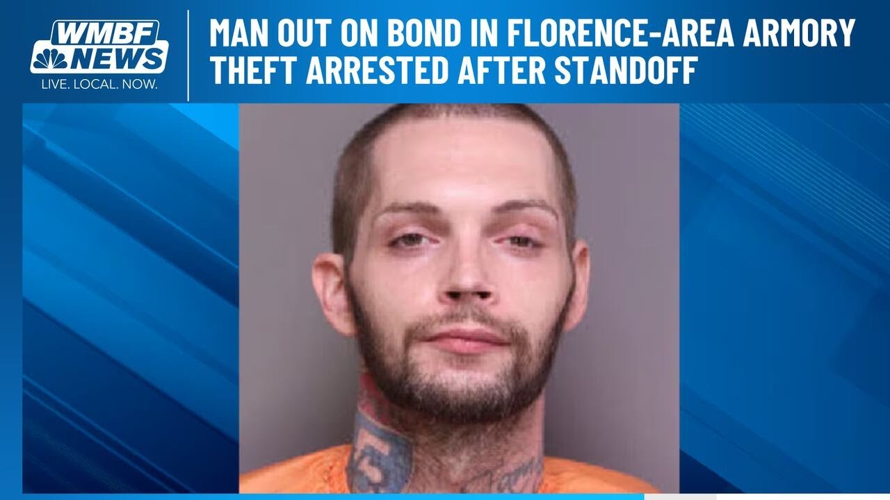Man out on bond in Florence-area armory theft arrested after standoff ...