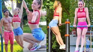 Tutorial by Bugworkout! 😉 Muscle up 💪 | the GIRL did it!? 😱