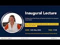 Inaugural Professorial Lecture Of Professor Ronel Nel 