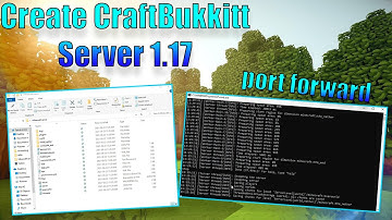 How To Make A CraftBukkit Server For Minecraft 1.17 & Port forward Simplified!