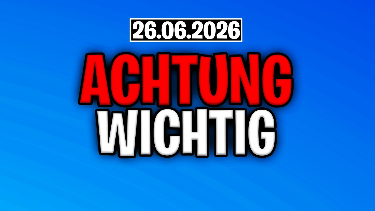 Fortnite Daily Item Shop 26.6.2026 | ACHTUNG WICHTIG