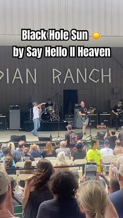 Say Hello II Heaven Plays “Black Hole Sun” #concert #shorts #music #grunge