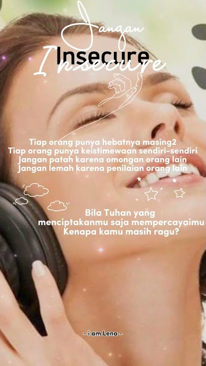 STATUS WA | QUOTE | MOTIVASI ..JANGAN INSECURE #shorts #fyp #statuswhatsapp #story #quotes