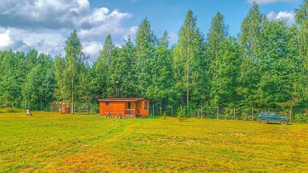 Far from civilization : the life of a man lives in the forest.