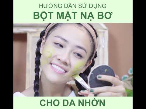 Hướng dẫn đắp mặt nạ bơ cho da nhờn