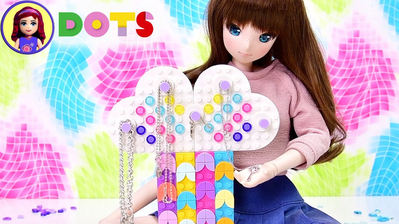 ⁣Make a Rainbow Jewellery Box - Lego Dots DIY Craft