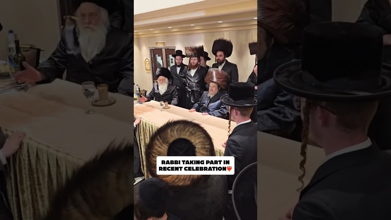 Rabbi taking part in recent celebration❤️‍🔥