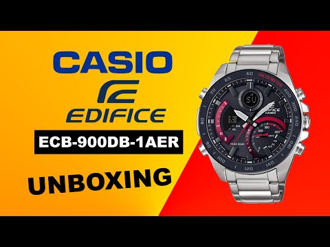 Casio Edifice ECB-900DB-1AER Unboxing HD