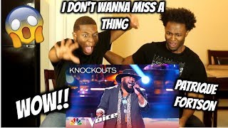 Video thumbnail of "Patrique Fortson Goes Soul on Aerosmith's "I Don't Want to Miss a Thing" - The Voice 2018 Knockouts"