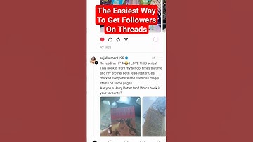 The Easiest Way To Get Followers On Threads #shorts #howto #threads #tutorial