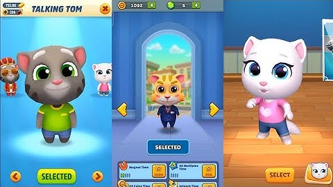 Talking Tom Gold Run VS Tom Time Rush VS Tom Hero Dash Android ios gameplay