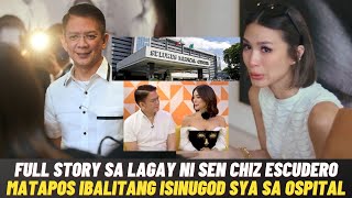 KATOTOHANAN sa LAGAY ni Sen Chiz Escudero matapos IBALITANG Isinugod sya sa ST LUKES OSPITAL! Alamin