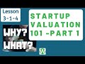 Valuation of Early Stage Startups (Part 1) - Overview for Investors | Crowdwise Academy (315)