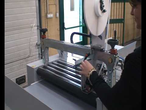 Double sided tape application with Borea MF manual fed ...