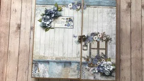 STAMPERIA BLUE LAND 12 X 12 HEARTFELT INSTA ALBUM ...