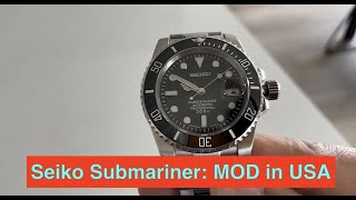 Must see this #Seiko #Submariner in #ceramic #BLACK under 4 minutes! BUY IT NOW.