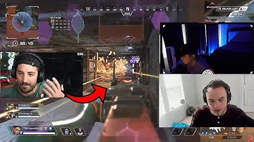 NICKMERCS getting outplayed by Zachmazer & TSM ImperialHal in ALGS Scrims!