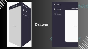 Drawer | Side Bar | Drawer in Flutter | Flutter Drawer | Animated Drawer | Easy way for drawer