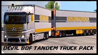 DEVIL BDF TANDEM TRUCK PACK #ets2 #mod #mods #truck  #multiplayer