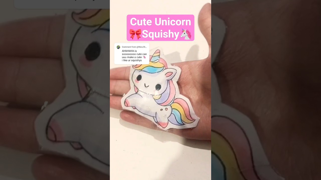 Cute Unicorn Squishy 🦄💓 
