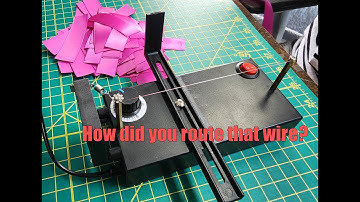 How I routed the Wire on Amazon hot wire Ribbon Cutter...