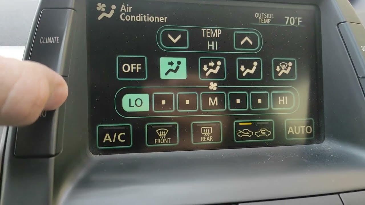 Toyota Prius 20 kuzada İstiliyin (peckanın) qoşulması | Qış rejiminə keçid