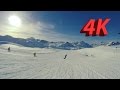 4K Tignes & Val d'Isere Snowboarding And Skiing 2017 French Alps