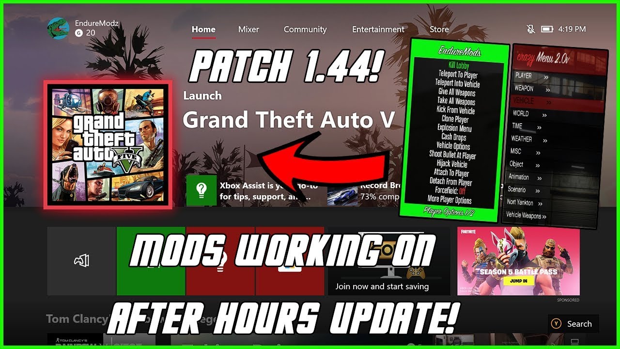 gta 5 mod menu injector after patch