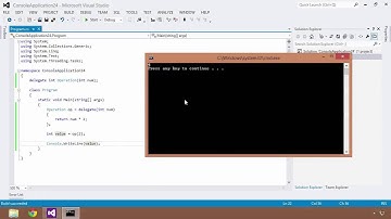 Advanced C#: 07 Anonymous Methods and Lambda Expressions