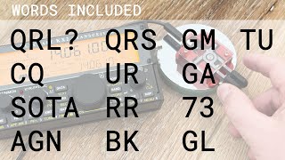 #2 Common Word Practice | Morse Code for SOTA