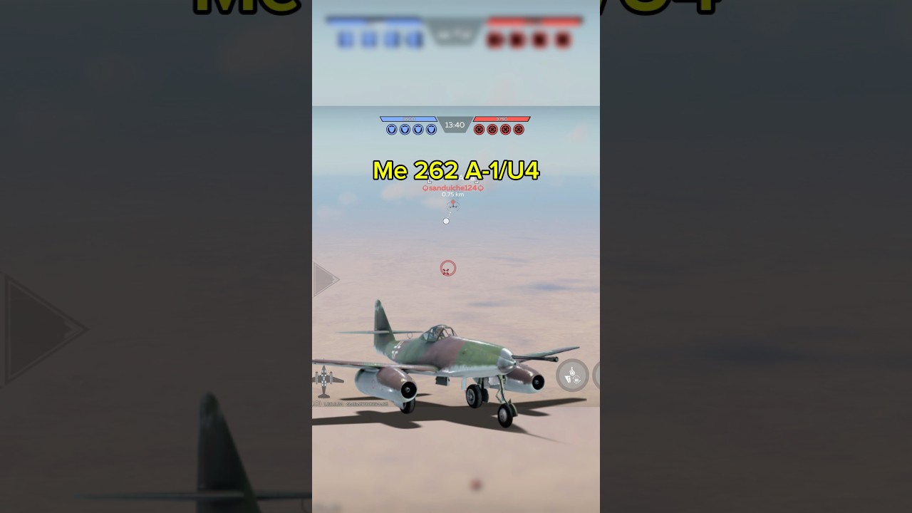 Me 262 A-1/U-4 in Warthunder Mobile🇩🇪 