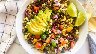 Healthy Black Bean Salad Recipe