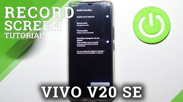 How to Record Screen on VIVO V20 SE - Use Screen Recorder