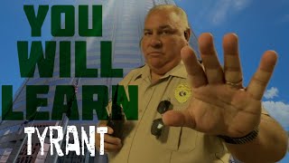 Tyrant Security Guard OWNED & Sent Away Like A Bad Dog