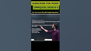 Superior TO, not Superior THAN | SSC CGL CHSL MTS Grammar Trick