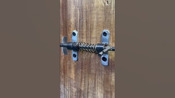 Simple idea with automatic gate latch lock # Mechanism Lock # DIY # New style