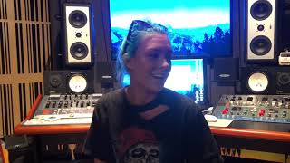 Angelina in Hit Records Studio....