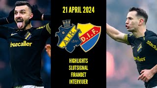 AIK - Djurgårdens IF | Matchklipp | Allsvenskan 2024 Omgång 4