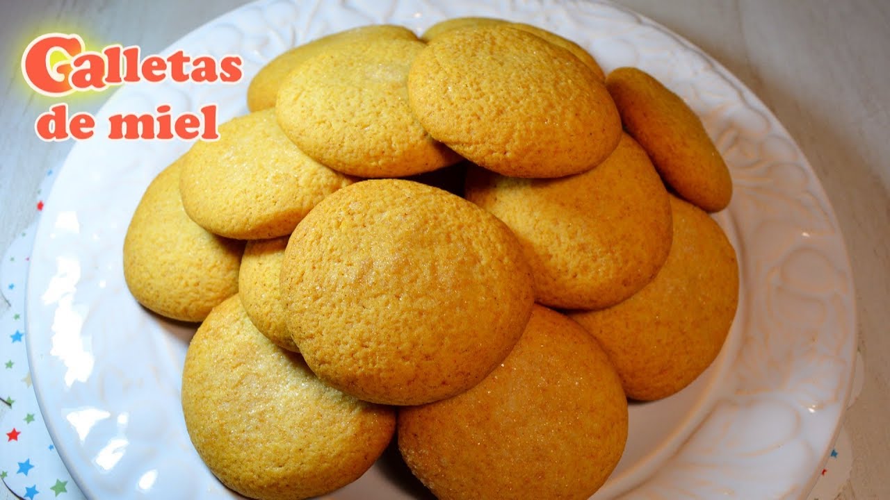Galletas de miel MUY FACILES sin amasar