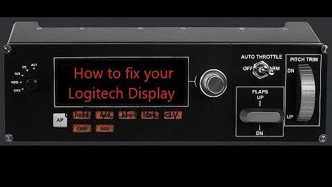 Logitech Saitek Pro Flight Multi Panel screen not turning on fix!
