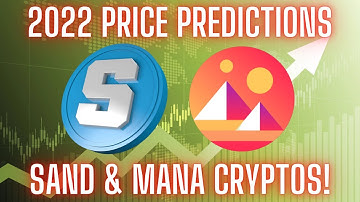 2022 Price Predictions for Crypto Royalty SAND & MANA!! Meta Money Incoming!